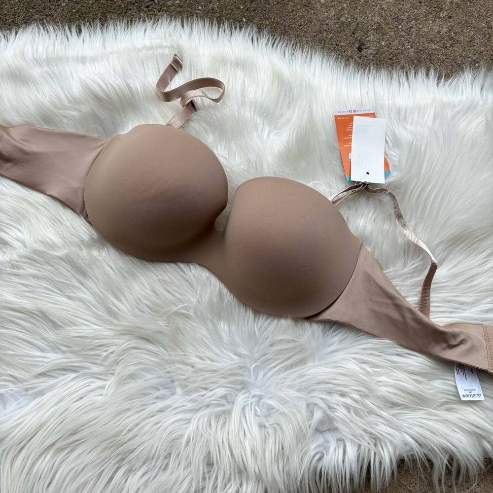 Warner’s Tan Nude Padded Bra